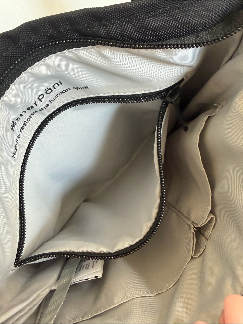 Sherpani Black Compact Crossbody Sling Bag - Picture 13 of 15